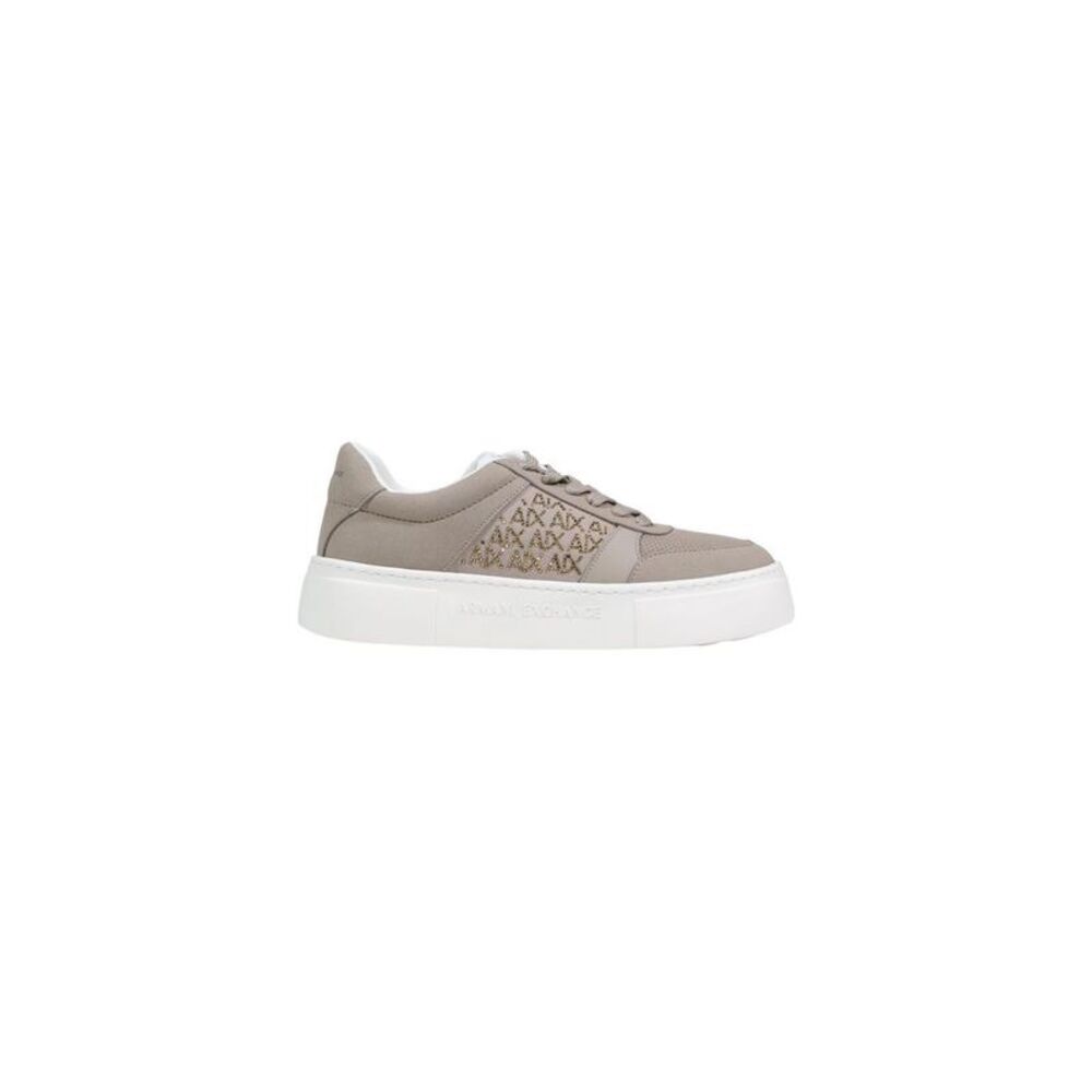 Armani Exchange Brown Polyamide Athletic Women's Sneakers